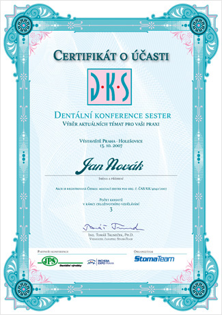 DKS certifikát